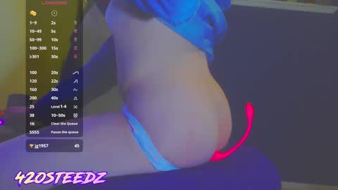 Snapshot of 420steedz chatting on 02.28.26 420steedz online show from 02.28.26