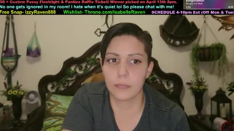 Snapshot of _isabelleraven chatting on 04.06.26 IsabelleRaven online show from 04.06.26