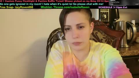 Snapshot of _isabelleraven chatting on 04.28.26 IsabelleRaven online show from 04.28.26