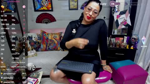 Snapshot of _miranda_spark chatting on 01.25.25 Miranda online show from 01.25.25