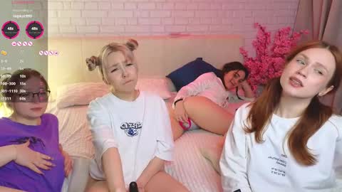 Snapshot of _ramune_ chatting on 02.09.25 Merlizz Eva Jane Mila Nicole left to right online show from 02.09.25