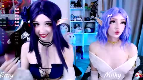 Snapshot of _sparkland_ chatting on 09.27.25 Emy and MilkyCute today MY TG CHANNEL online show from 09.27.25