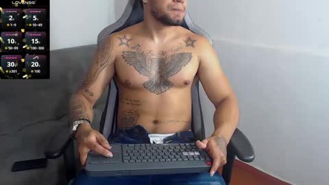 ig aaron hunter123 online show from 10.14.25