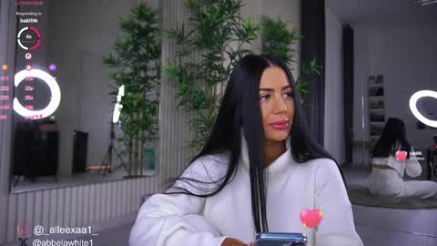 Snapshot of abbela_white chatting on 02.24.25 Alexa online show from 02.24.25