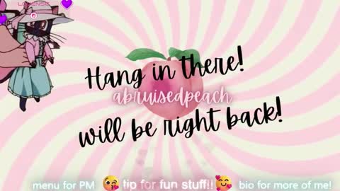 Snapshot of abruisedpeach chatting on 02.20.26 Peach online show from 02.20.26