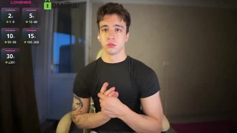 Snapshot of adampolerno chatting on 07.10.26 Hi Im Adam Glad to see u here 3 And its my first day online show from 07.10.26