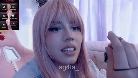 Snapshot of ag4ta_ chatting on 02.24.25 Agata online show from 02.24.25