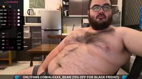 Snapshot of alexxxbear chatting on 11.27.25 alexxxbear online show from 11.27.25
