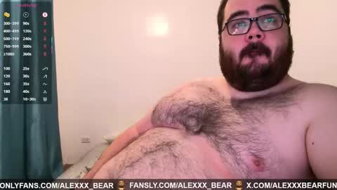 Snapshot of alexxxbear chatting on 02.20.26 alexxxbear online show from 02.20.26