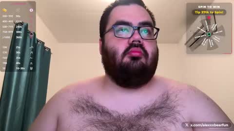 Snapshot of alexxxbear chatting on 02.22.26 alexxxbear online show from 02.22.26