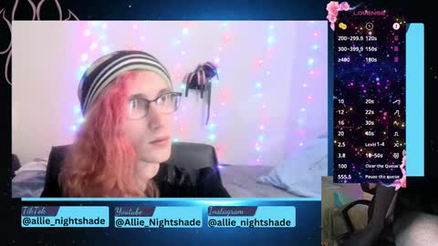 Allie Nightshade online show from 12.29.24
