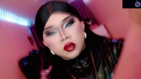 Snapshot of amiadoll chatting on 04.26.26 Queen Mireska online show from 04.26.26
