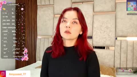 Snapshot of amysweet77_dim chatting on 10.03.25 Ammy online show from 10.03.25