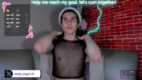 Snapshot of andy_angel1 chatting on 11.22.25 andy angel online show from 11.22.25