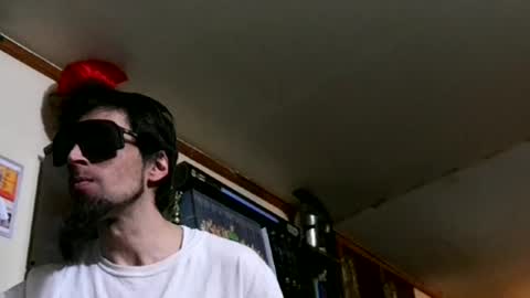 Snapshot of andybadass chatting on 12.24.24 andybadass online show from 12.24.24