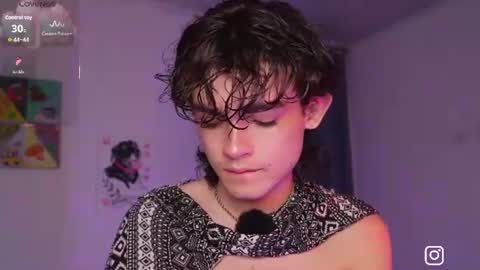 Snapshot of angelocute_ chatting on 07.12.26 Angelo I work from home this is my room online show from 07.12.26
