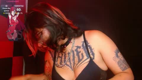 Snapshot of anny_velvetpain chatting on 12.18.25 Annie online show from 12.18.25