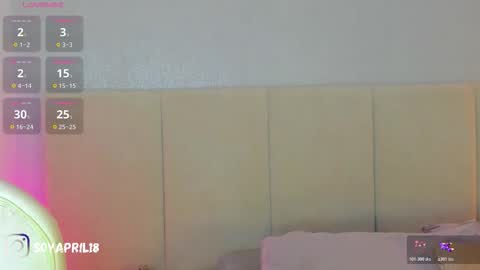Snapshot of april_ebony18_ chatting on 12.14.25 April online show from 12.14.25