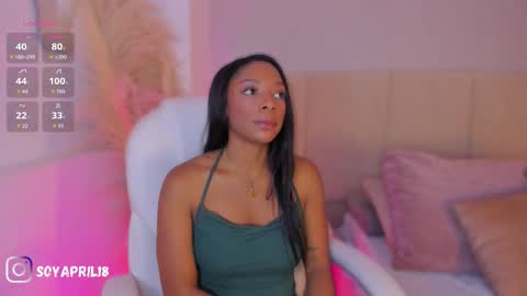 Snapshot of april_ebony18_ chatting on 12.19.25 April online show from 12.19.25