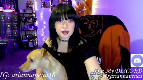Snapshot of ariannapena chatting on 09.19.25 Arianna Pea online show from 09.19.25