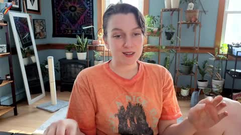 Snapshot of artiepaints chatting on 12.18.24 Artie Paints online show from 12.18.24