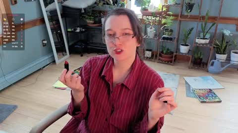 Snapshot of artiepaints chatting on 02.07.25 Artie Paints online show from 02.07.25