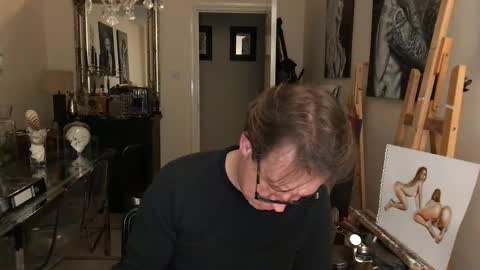 Snapshot of artisterotic chatting on 03.02.25 artisterotic online show from 03.02.25