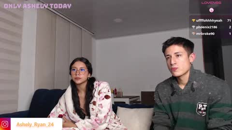 Snapshot of ashely_ryan24 chatting on 01.08.25 Ashley And Ryan online show from 01.08.25