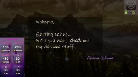 Snapshot of atrena chatting on 04.25.26 Atrena online show from 04.25.26