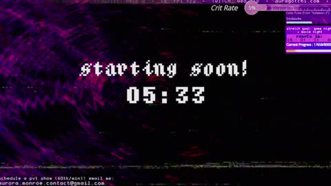 Snapshot of auragotchi chatting on 01.03.25 Aurora  Aura online show from 01.03.25