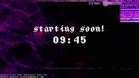 Snapshot of auragotchi chatting on 01.26.25 Aurora  Aura online show from 01.26.25