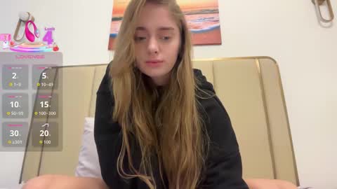 Snapshot of babymilie chatting on 02.05.26 My name is Amelia but for you Melie online show from 02.05.26