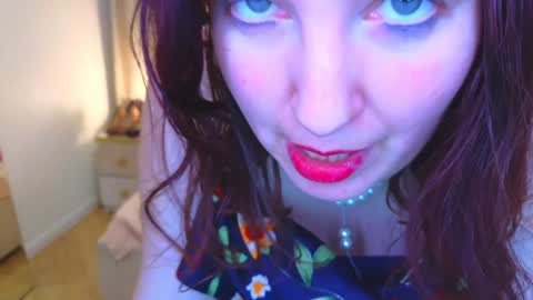Snapshot of babysquirty chatting on 01.18.25 Angela online show from 01.18.25