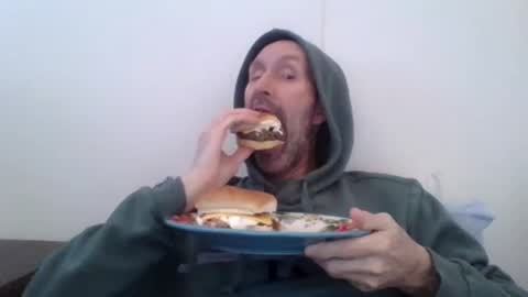 Snapshot of bighugemouthful chatting on 03.10.25 Chaz online show from 03.10.25