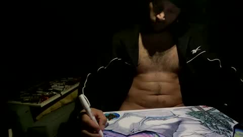 Snapshot of bigwalkdog12 chatting on 01.08.25 Floppyphallus online show from 01.08.25