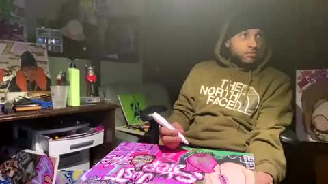 Snapshot of bigwalkdog12 chatting on 01.19.25 Floppyphallus online show from 01.19.25