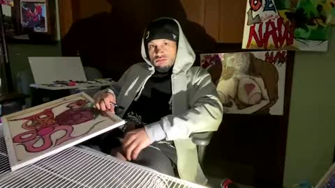 Snapshot of bigwalkdog12 chatting on 02.05.25 Floppyphallus online show from 02.05.25
