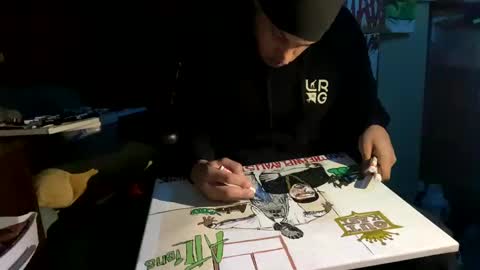 Snapshot of bigwalkdog12 chatting on 02.21.25 Floppyphallus online show from 02.21.25