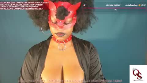 Snapshot of blacksirenqueen chatting on 07.19.26 Queen Siren online show from 07.19.26