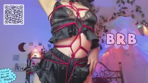 Snapshot of blushing_nymph chatting on 01.05.25 Im Nym Justa nymph on twitter and IG online show from 01.05.25