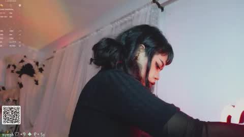 Snapshot of blushing_nymph chatting on 10.04.25 Im Nym Justa nymph on twitter and IG online show from 10.04.25