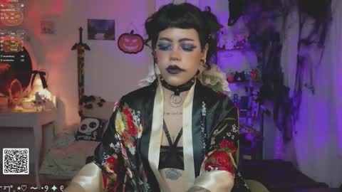 Snapshot of blushing_nymph chatting on 10.19.25 Im Nym Justa nymph on twitter and IG online show from 10.19.25