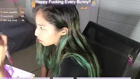 Snapshot of bunnycheekz chatting on 12.03.24 Tokki  bunny  online show from 12.03.24