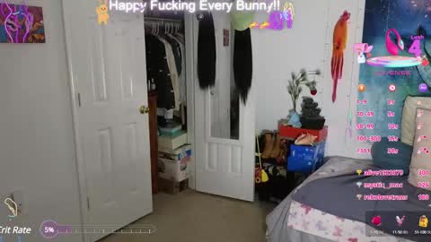 Snapshot of bunnycheekz chatting on 02.14.25 Tokki  bunny  online show from 02.14.25