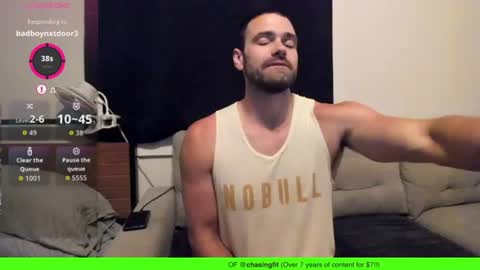 Snapshot of chasemason20 chatting on 06.30.26 Onlyfans chasingfit Instagram the arguer Twitter chasingfitOF online show from 06.30.26