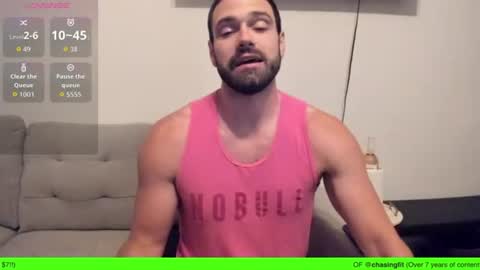 Snapshot of chasemason20 chatting on 07.08.26 Onlyfans chasingfit Instagram the arguer Twitter chasingfitOF online show from 07.08.26