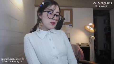 Snapshot of cherrybunny21 chatting on 10.13.25 Sarah Prez online show from 10.13.25