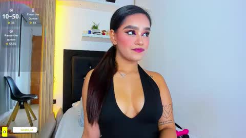 Snapshot of coraline_v chatting on 03.03.26 Coraline connected from 10 pm to 6 am Colombia time online show from 03.03.26