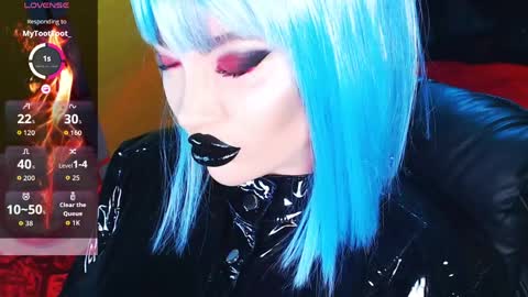 Snapshot of crazypinkyball chatting on 04.10.26 Roxy online show from 04.10.26
