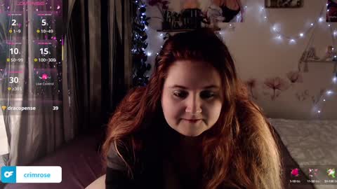 Snapshot of crim0nrose chatting on 01.28.25 Crimson Rose online show from 01.28.25